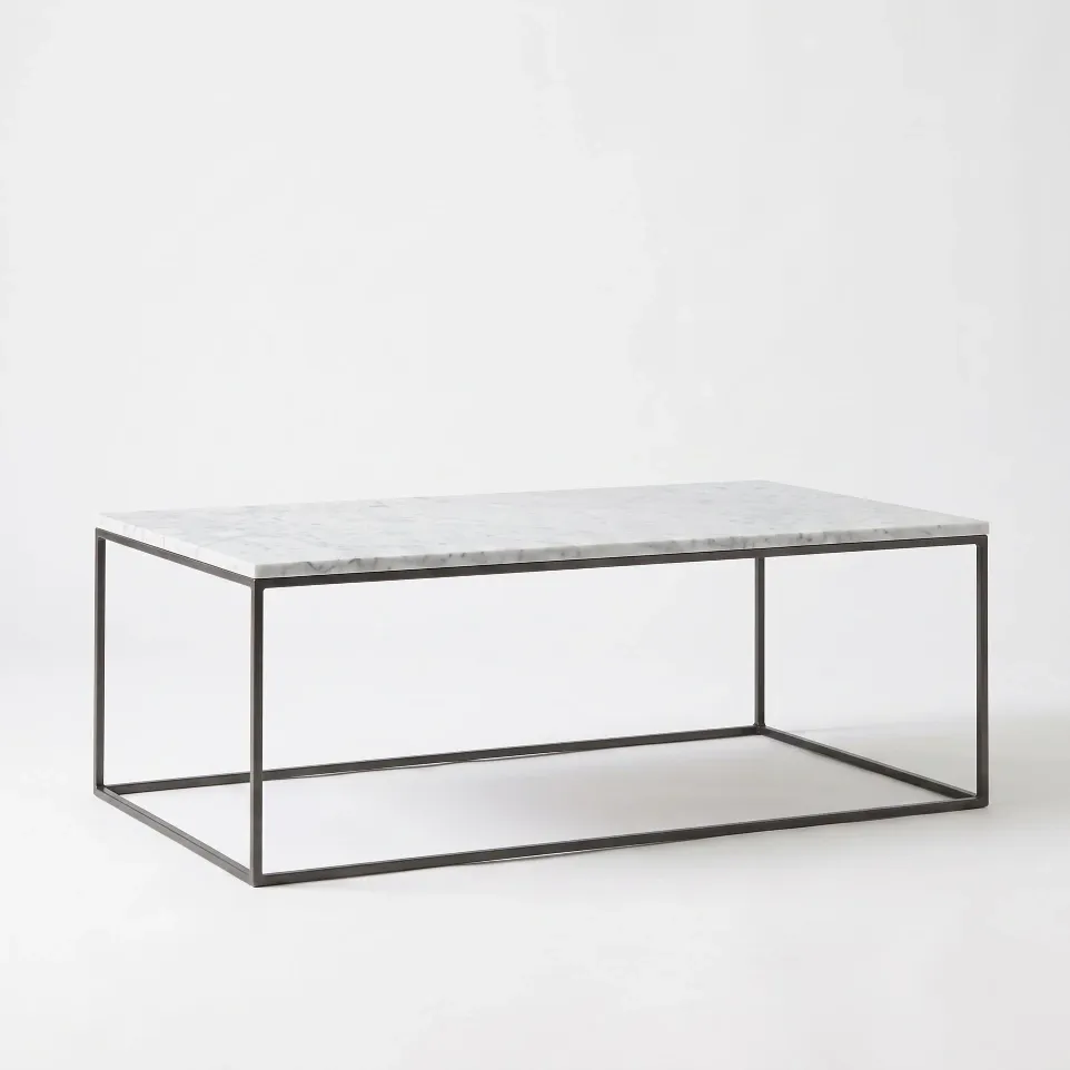 Mesa de centro Eonia (Brilloso, Negro, Blanco Grecia)